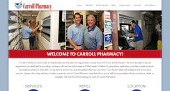 Desktop Screenshot of carrollpharmacy.com